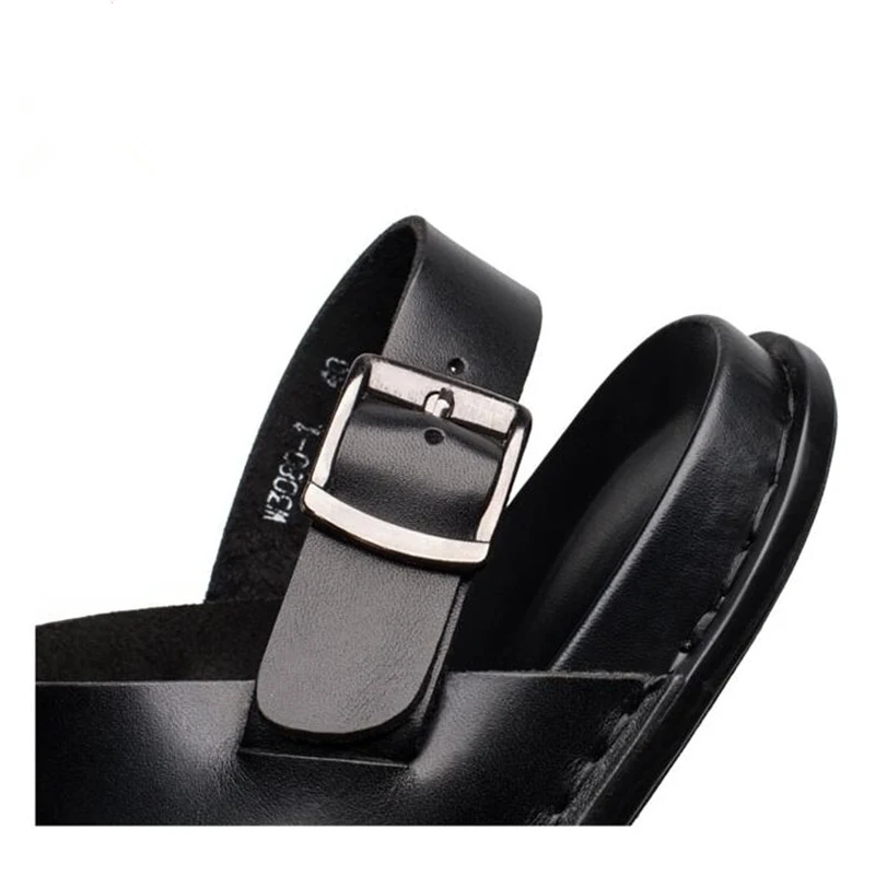 Hight Quality US-6-10 Men's Genuine Leather Thongs Summer Ankle Strap Sandals Casual Beach Shoes 
Hight Quality US-6-10 Men's Genuine Leather Thongs Summer Ankle Strap Sandals Casual Beach Shoes
