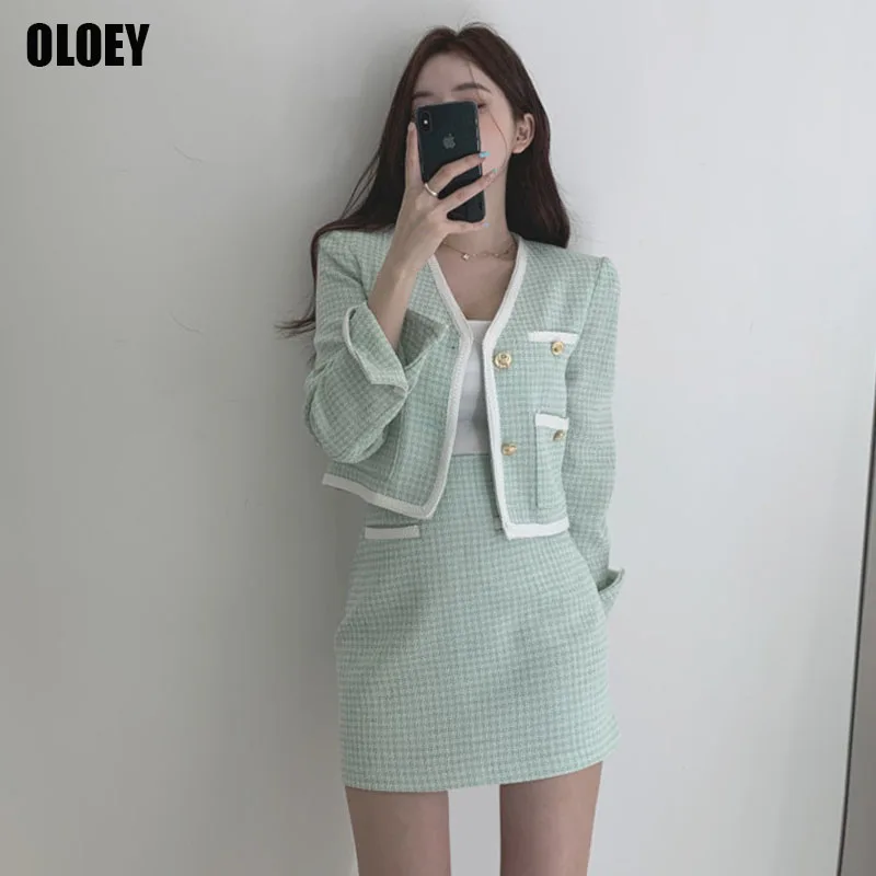 Office Ladies Two Piece Set Women Top And Skirt Patchwork Elegant Long Sleeve Coat Korean 2021 Autumn New Women's Slim Skirt Set
Office Ladies Two Piece Set Women Top And Skirt Patchwork Elegant Long Sleeve Coat Korean 2021 Autumn New Women's Slim Skirt Set