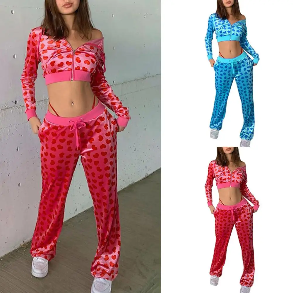 Women Leisure Wear 2 Piece Set Long Sleeve Pullover Hoodie Top Print Coat & Pants Zip Sets Joggers Casual Female Stylish
Women Leisure Wear 2 Piece Set Long Sleeve Pullover Hoodie Top Print Coat & Pants Zip Sets Joggers Casual Female Stylish