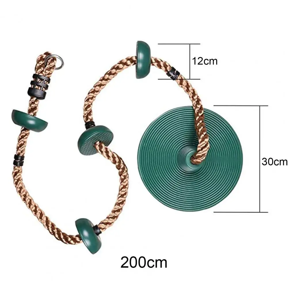 New Style Funny Climbing Rope Swing Adjustable Creative Plastic Kids Outdoor Climbing Disc Swing Toy for Gift Garden Yard Play
New Style Funny Climbing Rope Swing Adjustable Creative Plastic Kids Outdoor Climbing Disc Swing Toy for Gift Garden Yard Play