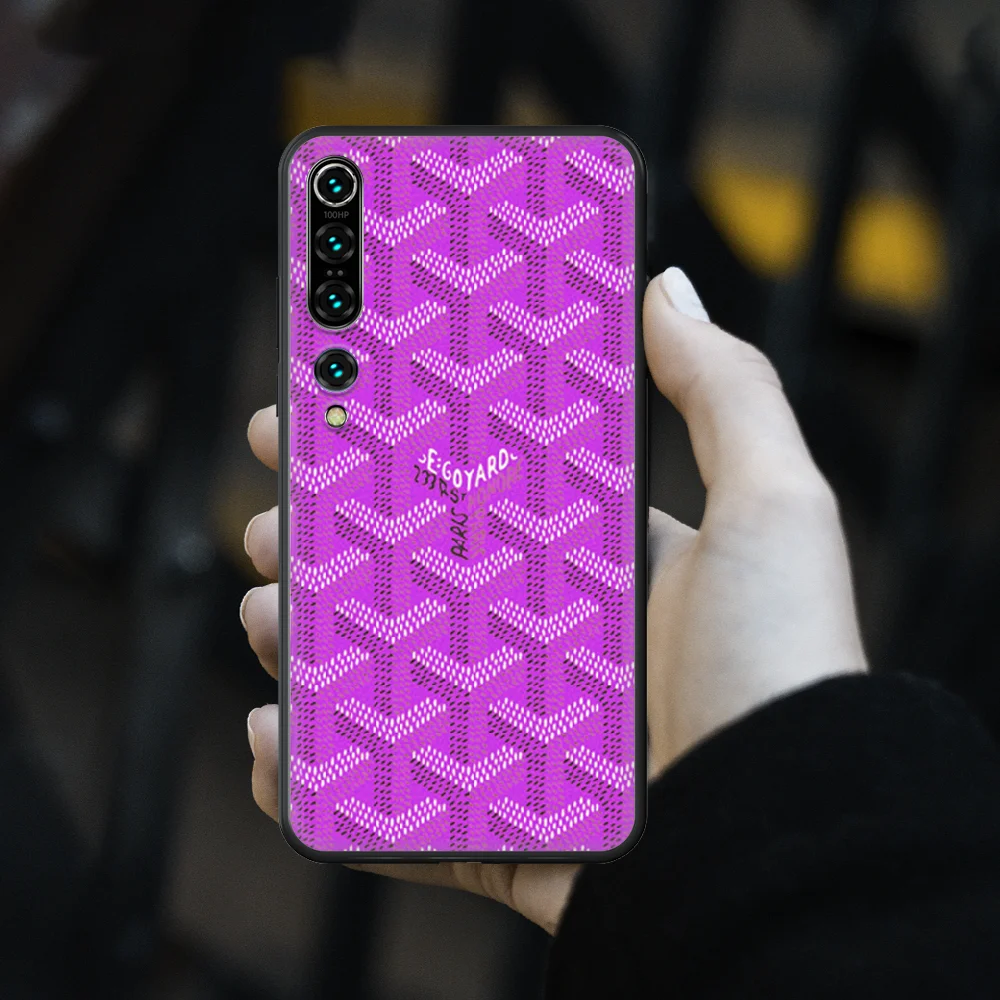 Funda Popular Goyard Design Phone case for Xiaomi mi 4 5X 6 X A1 A2 8 9 T 10 F1 Lite pro SE Max Mix Note 2 3 lite black Back
Funda Popular Goyard Design Phone case for Xiaomi mi 4 5X 6 X A1 A2 8 9 T 10 F1 Lite pro SE Max Mix Note 2 3 lite black Back