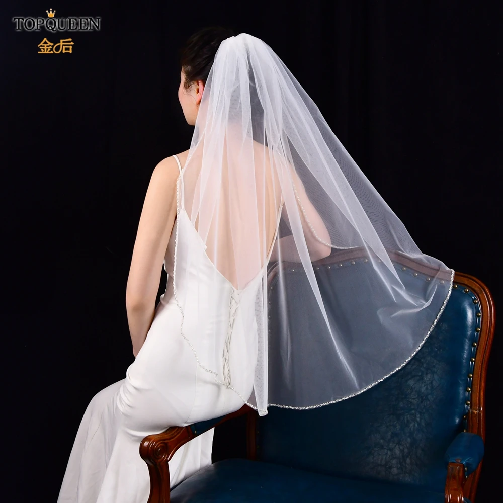 TOPQUEEN V32 Короткие свадебные головные уборы Вейл фаты Фата с вуаль-гребень с кристаллами из бисера с пленкой женской одежды
TOPQUEEN V32 Короткие свадебные головные уборы Вейл фаты Фата с вуаль-гребень с кристаллами из бисера с пленкой женской одежды