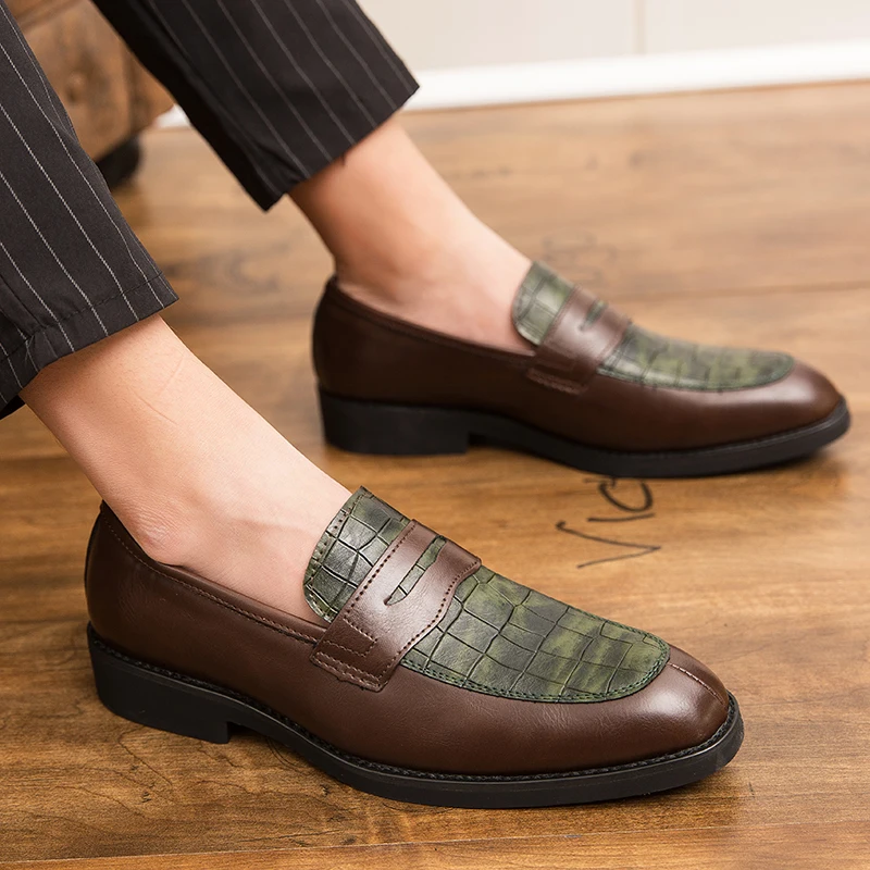 Size 38-47 Oxford Dress Shoe Comfortable Wedding Shoes Sapatos Mens Dress Shoes Leather Business Shoe Loafer MC40
Size 38-47 Oxford Dress Shoe Comfortable Wedding Shoes Sapatos Mens Dress Shoes Leather Business Shoe Loafer MC40