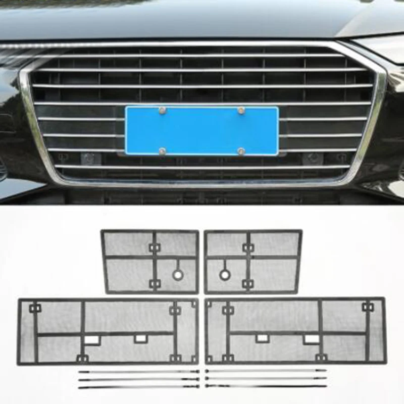 DNHFC Front grille modified water tank protection net engine protection insect net Car Accessories For audi A6 C8 2019 2020
DNHFC Front grille modified water tank protection net engine protection insect net Car Accessories For audi A6 C8 2019 2020