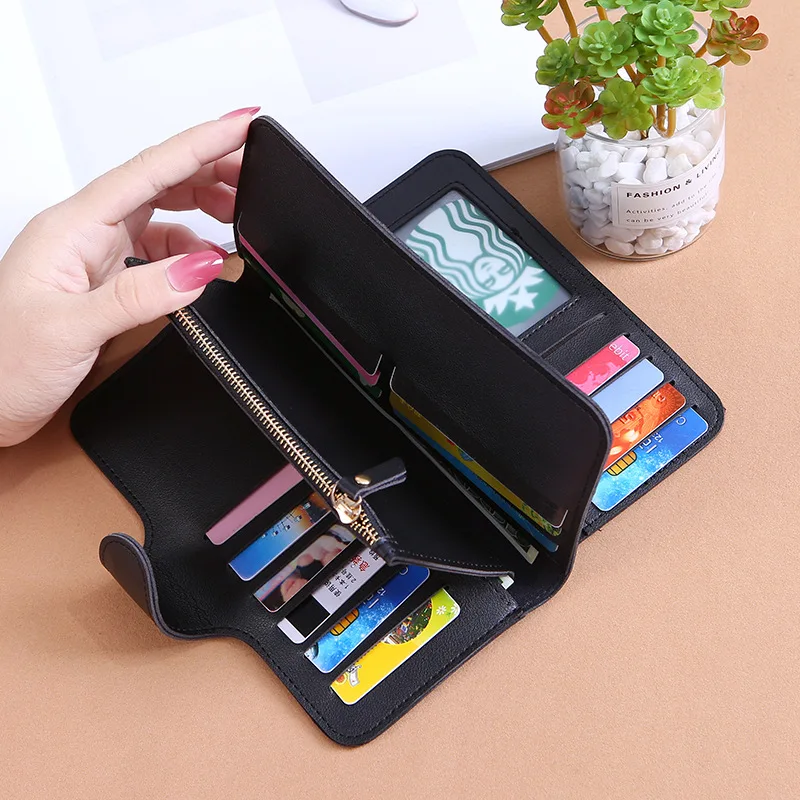 Women's Long Change Money Wallet Long Zipper Wallet Clutch Bag Female Card Holder Bag Fashion Purse Ladies Hand Bags
Women's Long Change Money Wallet Long Zipper Wallet Clutch Bag Female Card Holder Bag Fashion Purse Ladies Hand Bags