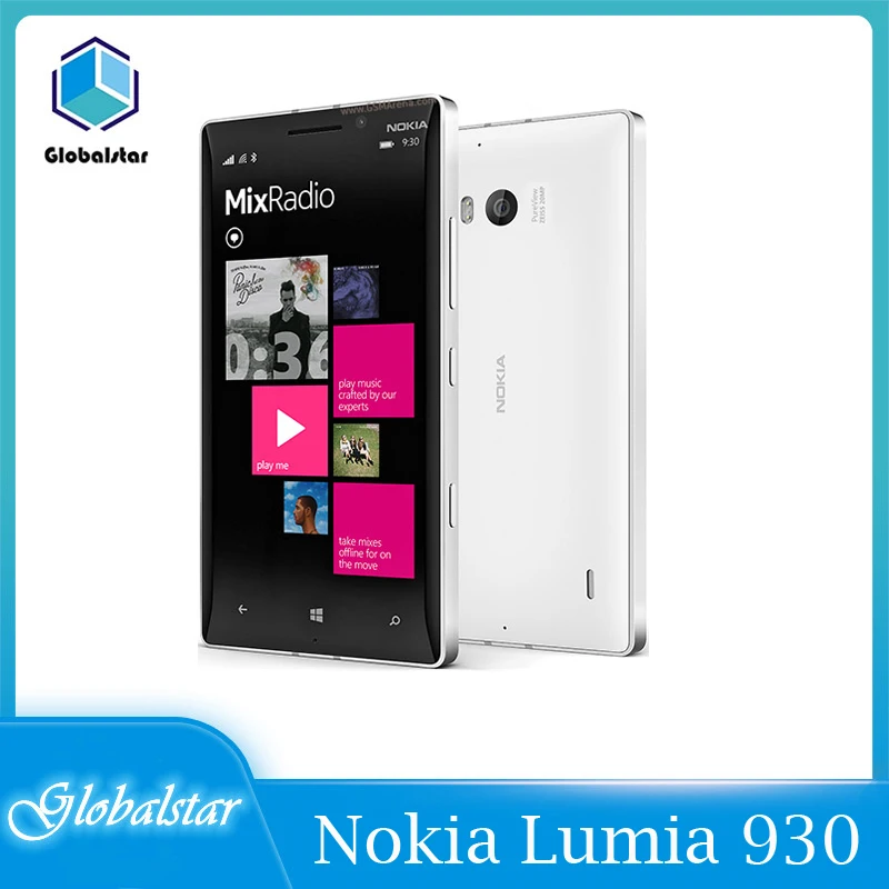 

Nokia Lumia 930 Refurbished-Original Unlocked 2GB RAM 32GB ROM 20.0MP Camera Quad Core LTE NFC Windows Mobile OS Support WiFi