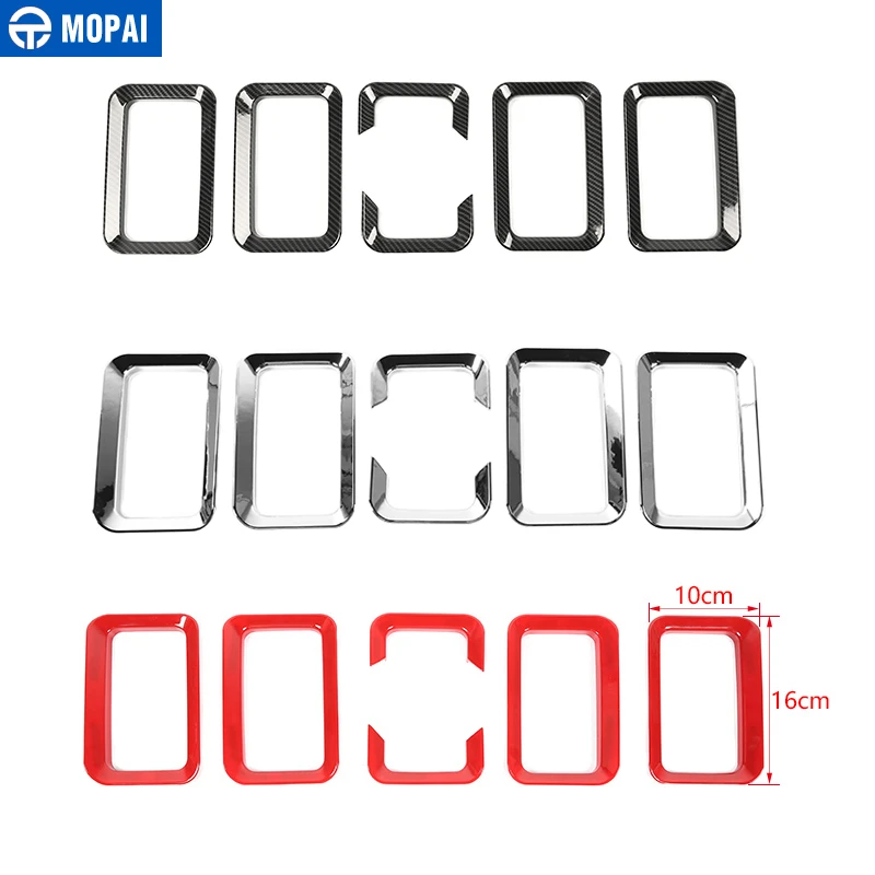 MOPAI Styling Mouldings for Jimny JB74 Car Front Grill Grille Decoration Cover Stickers Accessories for Suzuki Jimny 2019+
MOPAI Styling Mouldings for Jimny JB74 Car Front Grill Grille Decoration Cover Stickers Accessories for Suzuki Jimny 2019+