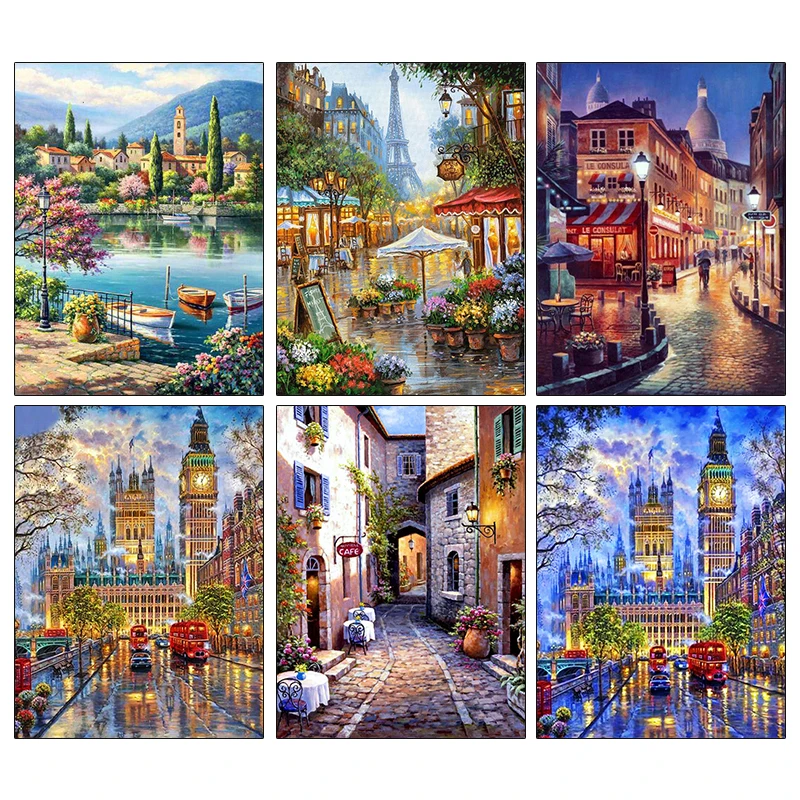 AMPHIBOLE 5D Diamond Painting Street Full Square&Round Diamond Embroidery Landscape Mosaic Rhinestone Pictures Home Decoration
AMPHIBOLE 5D Diamond Painting Street Full Square&Round Diamond Embroidery Landscape Mosaic Rhinestone Pictures Home Decoration