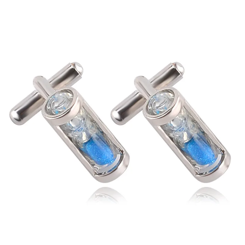 Blue Crystal Time Hourglass Cufflinks Men Canada French Shirt Cufflinks for Man Tie Clip Cuff Links Fashion Boy Friends Gifts 
Blue Crystal Time Hourglass Cufflinks Men Canada French Shirt Cufflinks for Man Tie Clip Cuff Links Fashion Boy Friends Gifts