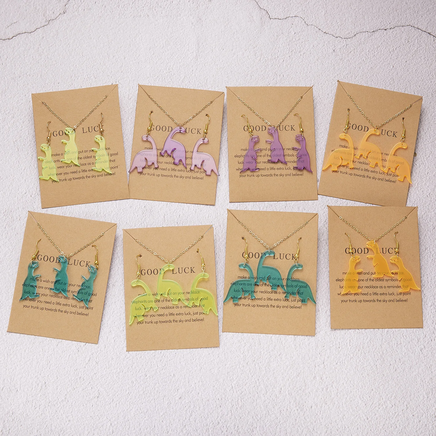 Transparent Candy Color Acrylic Dinosaur Jewelry Set Women Kpop Cute Cartoon Animal Dinosaur Necklace Earring Sets Party Gifts
Transparent Candy Color Acrylic Dinosaur Jewelry Set Women Kpop Cute Cartoon Animal Dinosaur Necklace Earring Sets Party Gifts