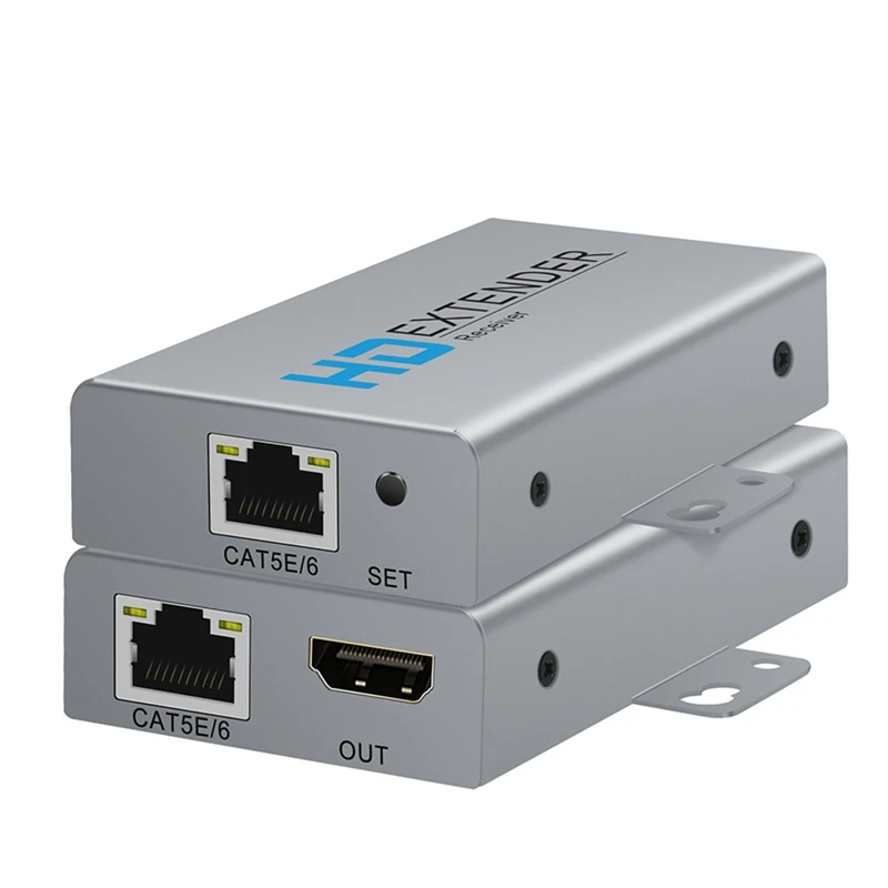 Y1N50M 1080P HDMI-совместимый расширитель, Диапазон действия футов по одиночному кабелю Cat5E Cat6, передатчик + приемник 95x50x19 мм
Y1N50M 1080P HDMI-совместимый расширитель, Диапазон действия футов по одиночному кабелю Cat5E Cat6, передатчик + приемник 95x50x19 мм
