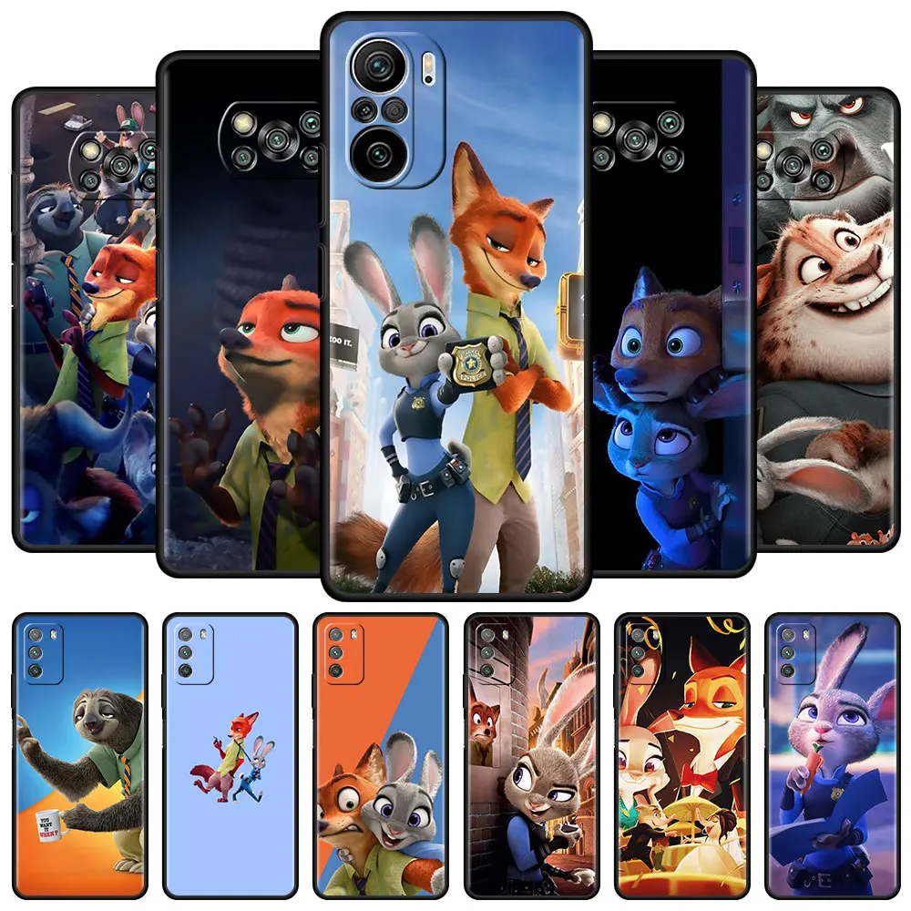 Anime Disney Zootopia Case For Xiaomi Mi Poco X3 NFC M4 Pro M3 F3 GT F1 X2 Bumper Black Silicone Shell Shockproof Phone Cover
Anime Disney Zootopia Case For Xiaomi Mi Poco X3 NFC M4 Pro M3 F3 GT F1 X2 Bumper Black Silicone Shell Shockproof Phone Cover
