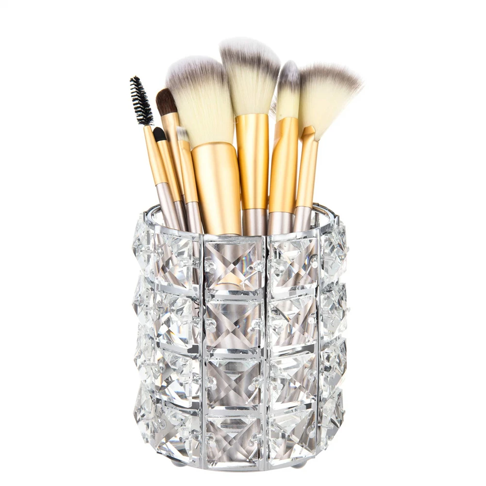 Crystal Makeup Brush Holder Pen Pencil Holder Storage Organizer Makeup Brushes Makeup Maquillaje Brochas Pinceaux De Maquillage
Crystal Makeup Brush Holder Pen Pencil Holder Storage Organizer Makeup Brushes Makeup Maquillaje Brochas Pinceaux De Maquillage