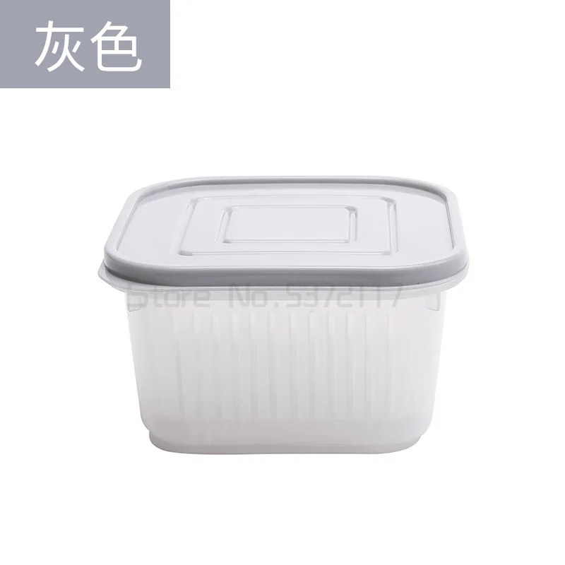 Scallion fresh box plastic square ingredients cold box with cover refrigerator drain ginger garlic fruit fresh storage box
Scallion fresh box plastic square ingredients cold box with cover refrigerator drain ginger garlic fruit fresh storage box