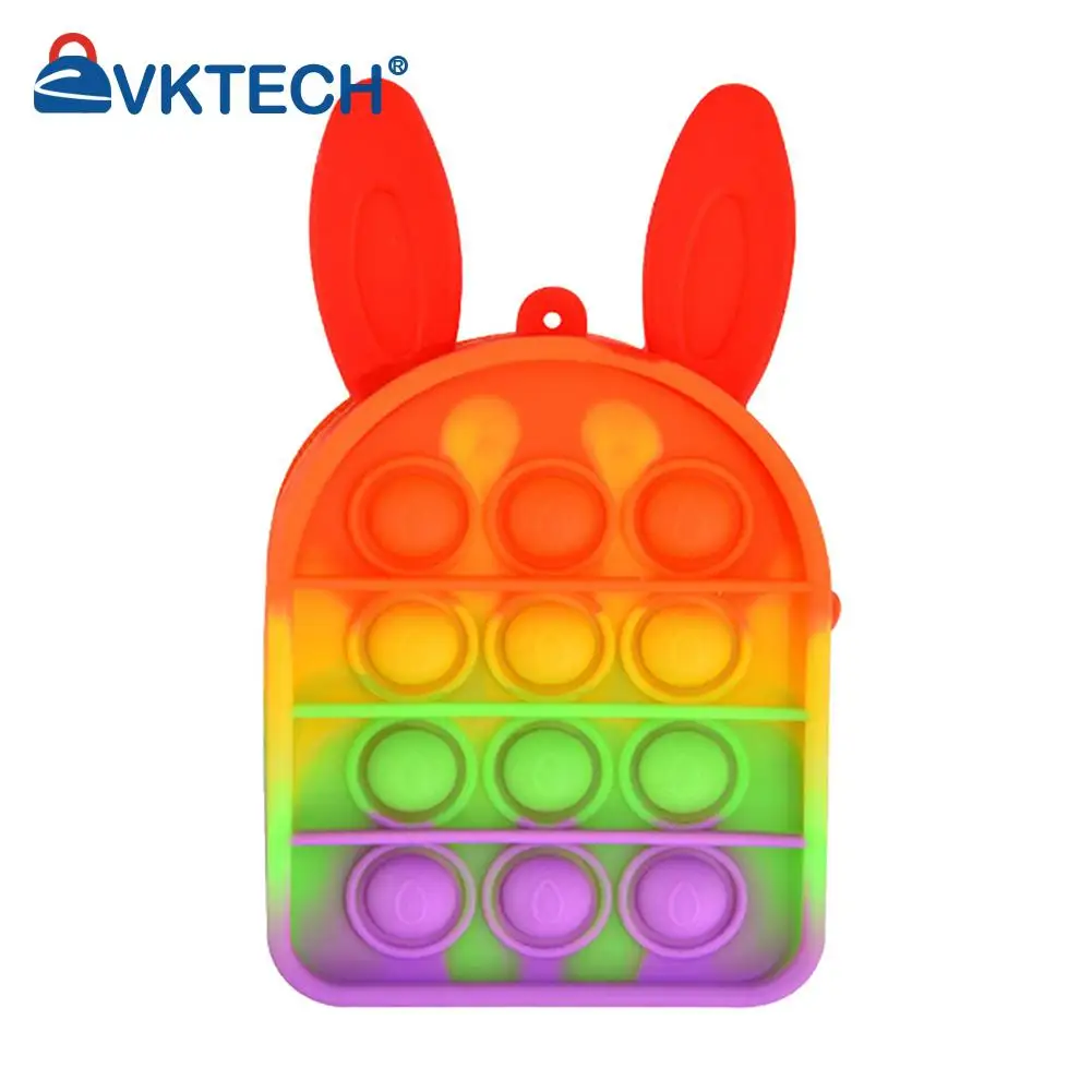 Cute Rainbow Bubble Silicone Mini Coin Purse Cartoon Mouse Shape Pendant Wallet Stress Relief Decompression Sensory Toys
Cute Rainbow Bubble Silicone Mini Coin Purse Cartoon Mouse Shape Pendant Wallet Stress Relief Decompression Sensory Toys