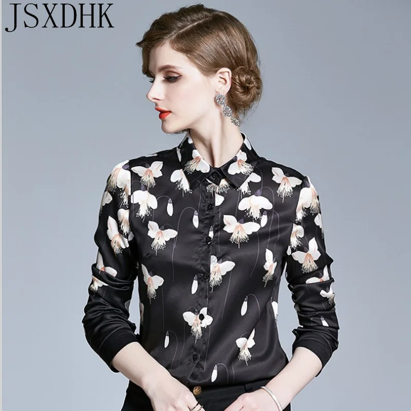 JSXDHK Summer Elegant Print Blouses Women 2020 New Office Lady Flower Floral Shirts OL Office Wear Work Tops Chiffon Blouse
JSXDHK Summer Elegant Print Blouses Women 2020 New Office Lady Flower Floral Shirts OL Office Wear Work Tops Chiffon Blouse