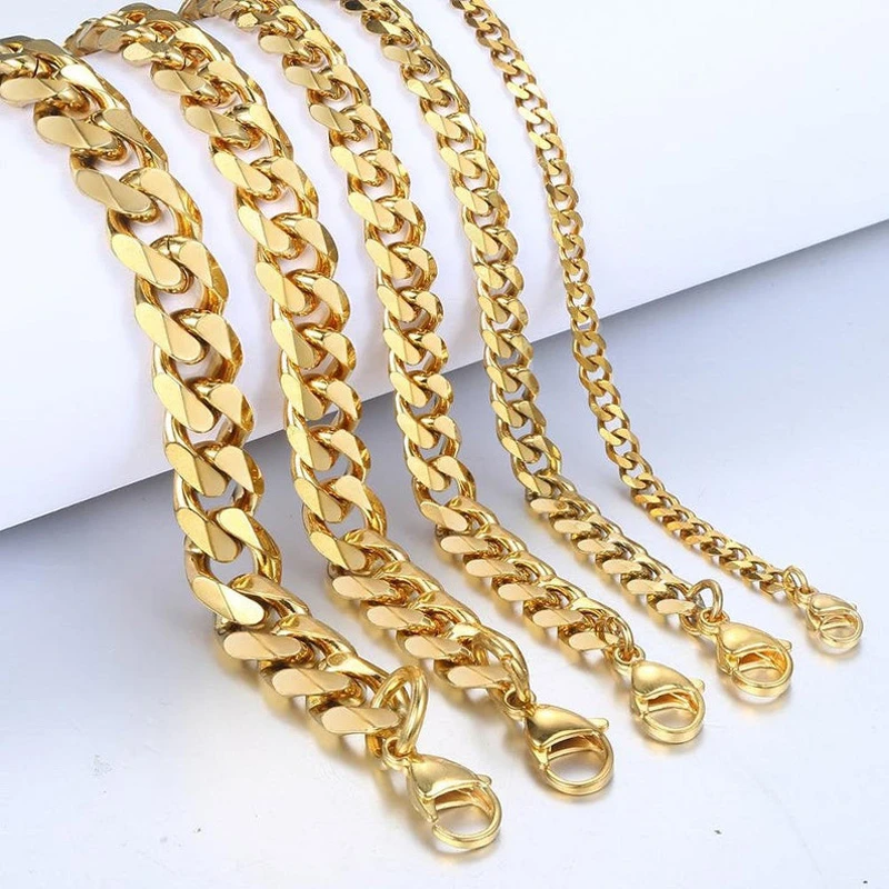 2020 Classic Men Necklace Width 3 To 7 MM Stainless Steel Long Necklace For Men Women Chain Jewelry
2020 Classic Men Necklace Width 3 To 7 MM Stainless Steel Long Necklace For Men Women Chain Jewelry