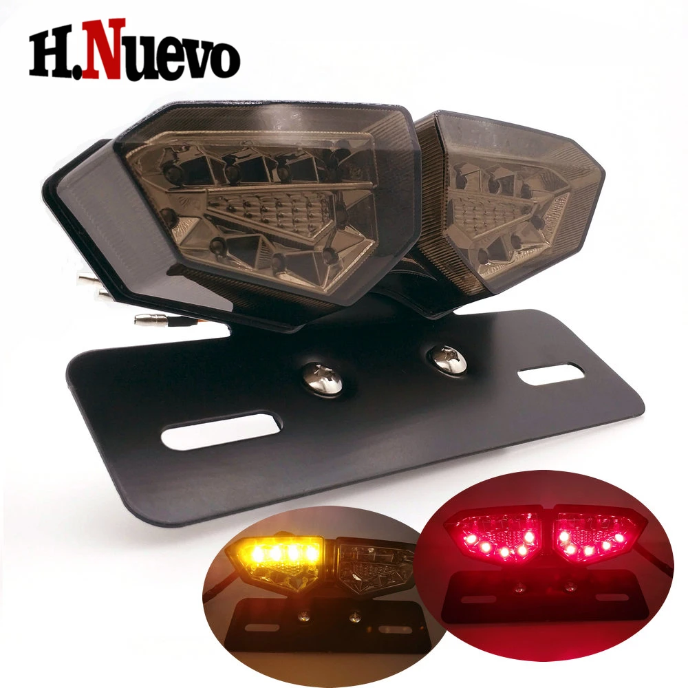 Universal Twin Brake Turn Signal Light Brake License Plate LED Light Stop Motorcycle Light Decoration Rear Tail Stop Lamp
Universal Twin Brake Turn Signal Light Brake License Plate LED Light Stop Motorcycle Light Decoration Rear Tail Stop Lamp