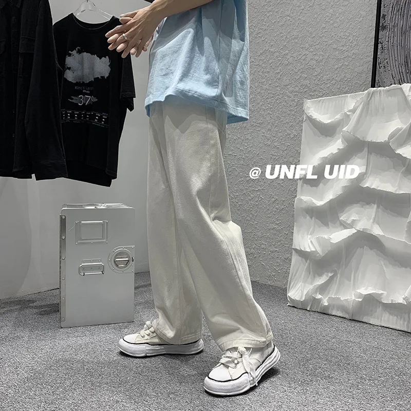 Wide Leg Jeans Men's Fashion Retro Harajuku Baggy Jeans Men Streetwear Loose Hip-hop Straight-leg Denim Trousers Mens M-2XL
Wide Leg Jeans Men's Fashion Retro Harajuku Baggy Jeans Men Streetwear Loose Hip-hop Straight-leg Denim Trousers Mens M-2XL