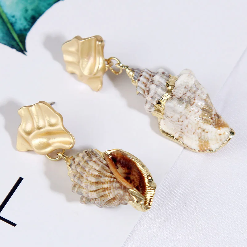 2021 Pendientes Earing Europe And The Long Natural Shell Bohemia Earrings Female Cross-border Geometric Conch Pendant Jewelry
2021 Pendientes Earing Europe And The Long Natural Shell Bohemia Earrings Female Cross-border Geometric Conch Pendant Jewelry