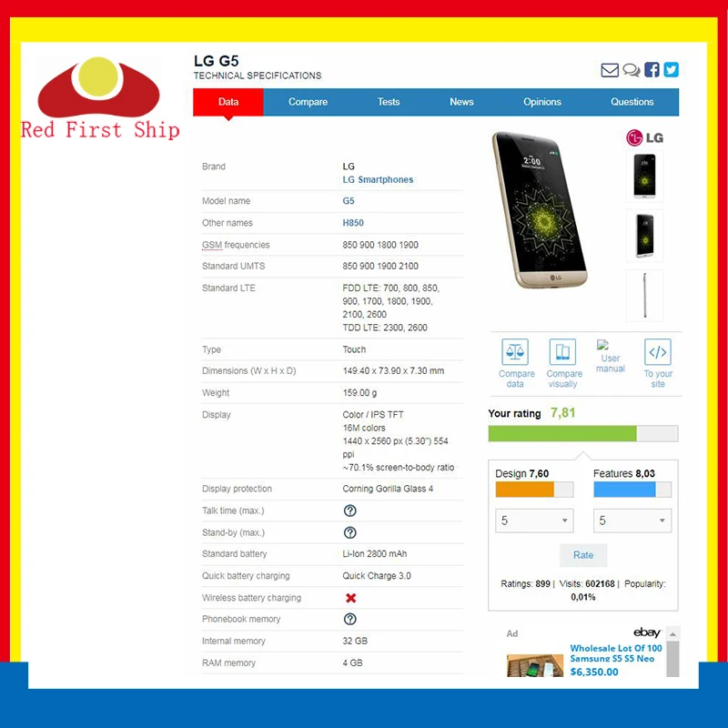 ORIGINAL 5.3'' For LG G5 LCD H830 H840 H850 LCD Display Touch Screen Digitizer Assembly With Frame For LG G5 H868 LCD Complete
ORIGINAL 5.3'' For LG G5 LCD H830 H840 H850 LCD Display Touch Screen Digitizer Assembly With Frame For LG G5 H868 LCD Complete