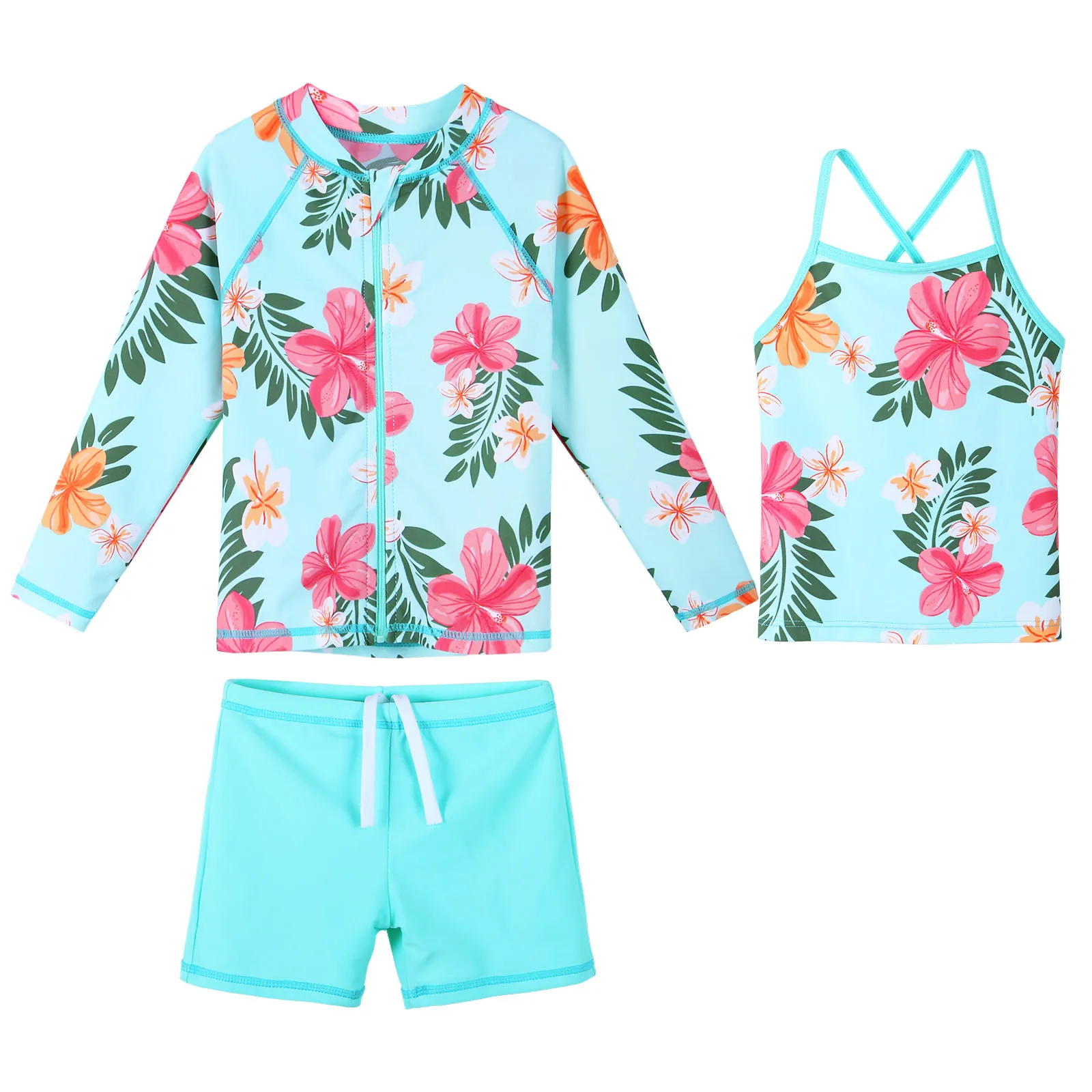 BAOHULU New Designs Girls Swimsuit Two Pieces Flowers Set Long Sleeve with Skirt UPF 50+ UV Protection Sunblock Beachwear
BAOHULU New Designs Girls Swimsuit Two Pieces Flowers Set Long Sleeve with Skirt UPF 50+ UV Protection Sunblock Beachwear