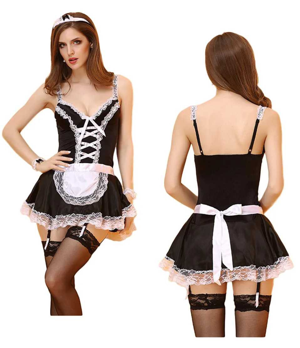 Cosplay Sexy Lingerie Costume Plaid Maid Uniform Role Play Underwear Sexy Erotic White Lace
Cosplay Sexy Lingerie Costume Plaid Maid Uniform Role Play Underwear Sexy Erotic White Lace