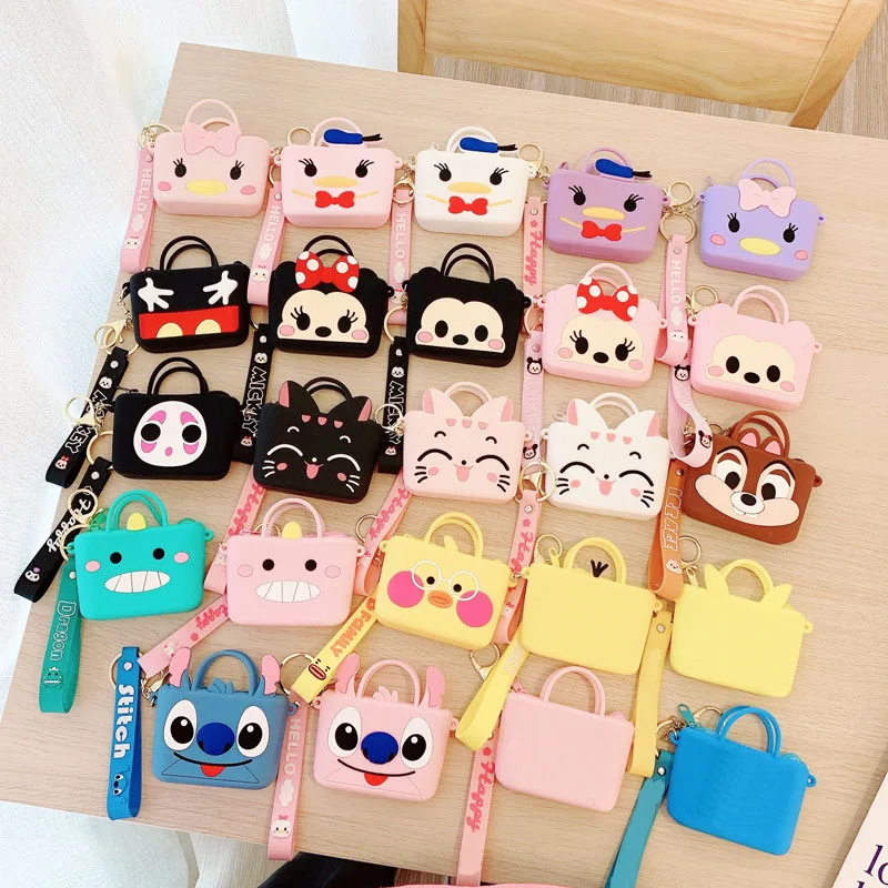 Disney Mickey Stitch Minnie Cute Kid's Wallet Silicone Wallet Key Chain Cartoon Leisure Student Keychain Storage Bag Keyring
Disney Mickey Stitch Minnie Cute Kid's Wallet Silicone Wallet Key Chain Cartoon Leisure Student Keychain Storage Bag Keyring