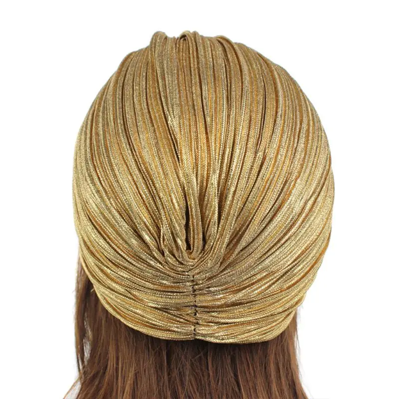 Women Indian Turban Hat Head Wrap Pleated Soft Velvet Hair Hijab Cap with Brooch PXPB
Women Indian Turban Hat Head Wrap Pleated Soft Velvet Hair Hijab Cap with Brooch PXPB