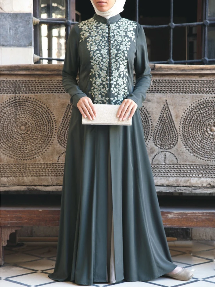 Muslim Cothes Abaya Women Muslim Kaftan Dress Loose printed Abaya Islamic Turkish Long Dresses casual Women Muslimah abaya dubai
Muslim Cothes Abaya Women Muslim Kaftan Dress Loose printed Abaya Islamic Turkish Long Dresses casual Women Muslimah abaya dubai