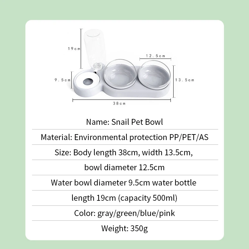 2-in-1 Pet Feeder Cats Dogs Food Bowl Water Bowls Automatic Water Dispenser For Dog Cat Feeders Drinking Pet Products
2-in-1 Pet Feeder Cats Dogs Food Bowl Water Bowls Automatic Water Dispenser For Dog Cat Feeders Drinking Pet Products
