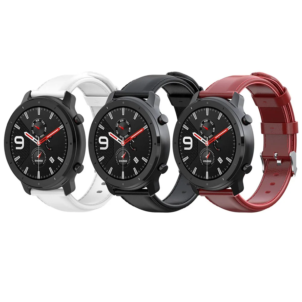 Leather Watch Band Replacement Strap Stainless Steel Buckle Bracelet for Men Women 18mm 20mm 22mm Watchband Bracelet Red White
Leather Watch Band Replacement Strap Stainless Steel Buckle Bracelet for Men Women 18mm 20mm 22mm Watchband Bracelet Red White