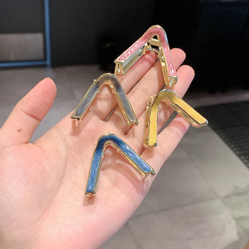 10pcs Korean V-shaped Hairpin Women Metallic Claw Clip Fashion Hair Grip Girl Simple Hair Clip Barrettes Hair Accessories
10pcs Korean V-shaped Hairpin Women Metallic Claw Clip Fashion Hair Grip Girl Simple Hair Clip Barrettes Hair Accessories