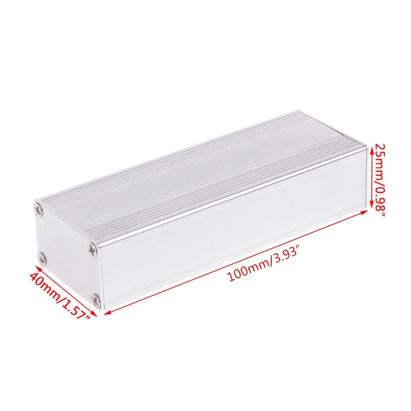 Aluminum Project Box Enclosure Case Electronic DIY Instrument Case 100x40x25mm C5AC
Aluminum Project Box Enclosure Case Electronic DIY Instrument Case 100x40x25mm C5AC