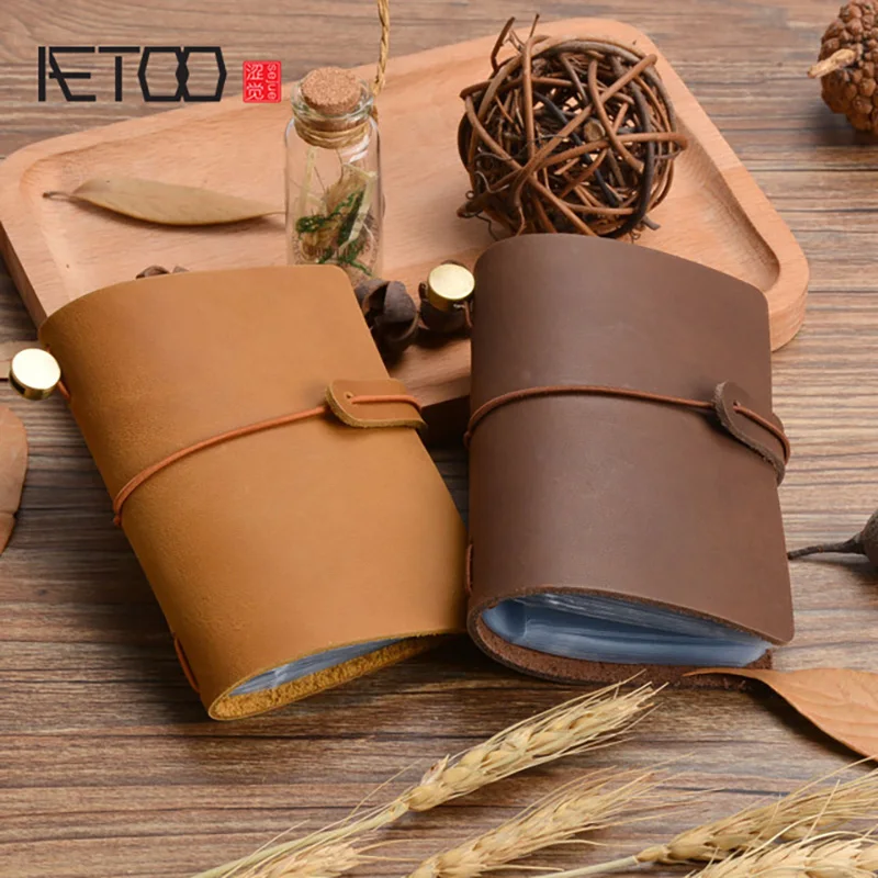 Чехол для банковских карт AETOO, кожаный, с зажимом 
Чехол для банковских карт AETOO, кожаный, с зажимом