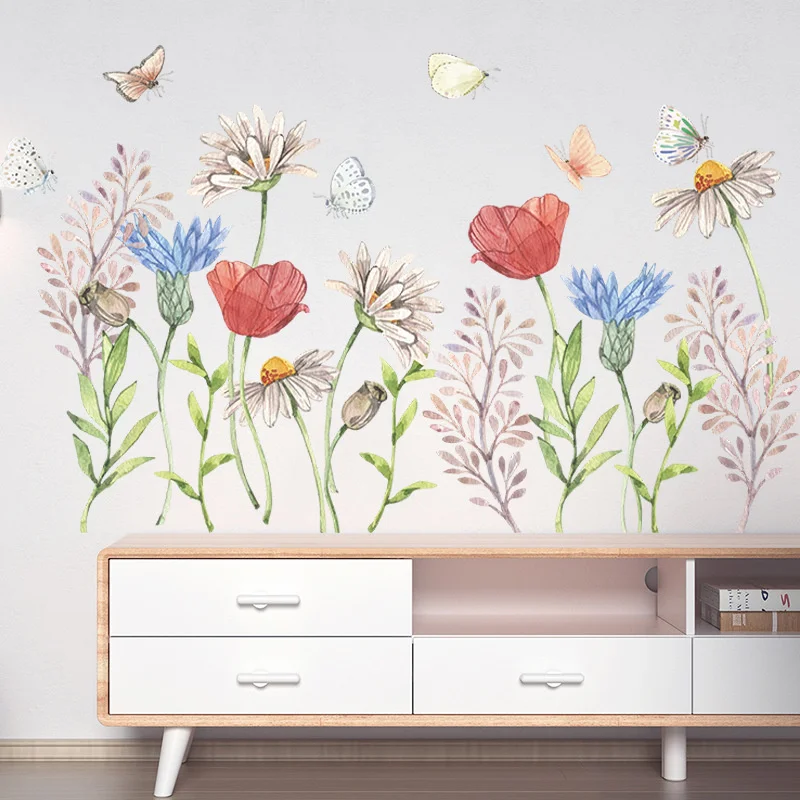 DIY Butterfly Plant Wall Sticker Flowering Shrubs Sticker For Living Room Bedroom Background Wallpaper Mural Home Decoration
DIY Butterfly Plant Wall Sticker Flowering Shrubs Sticker For Living Room Bedroom Background Wallpaper Mural Home Decoration