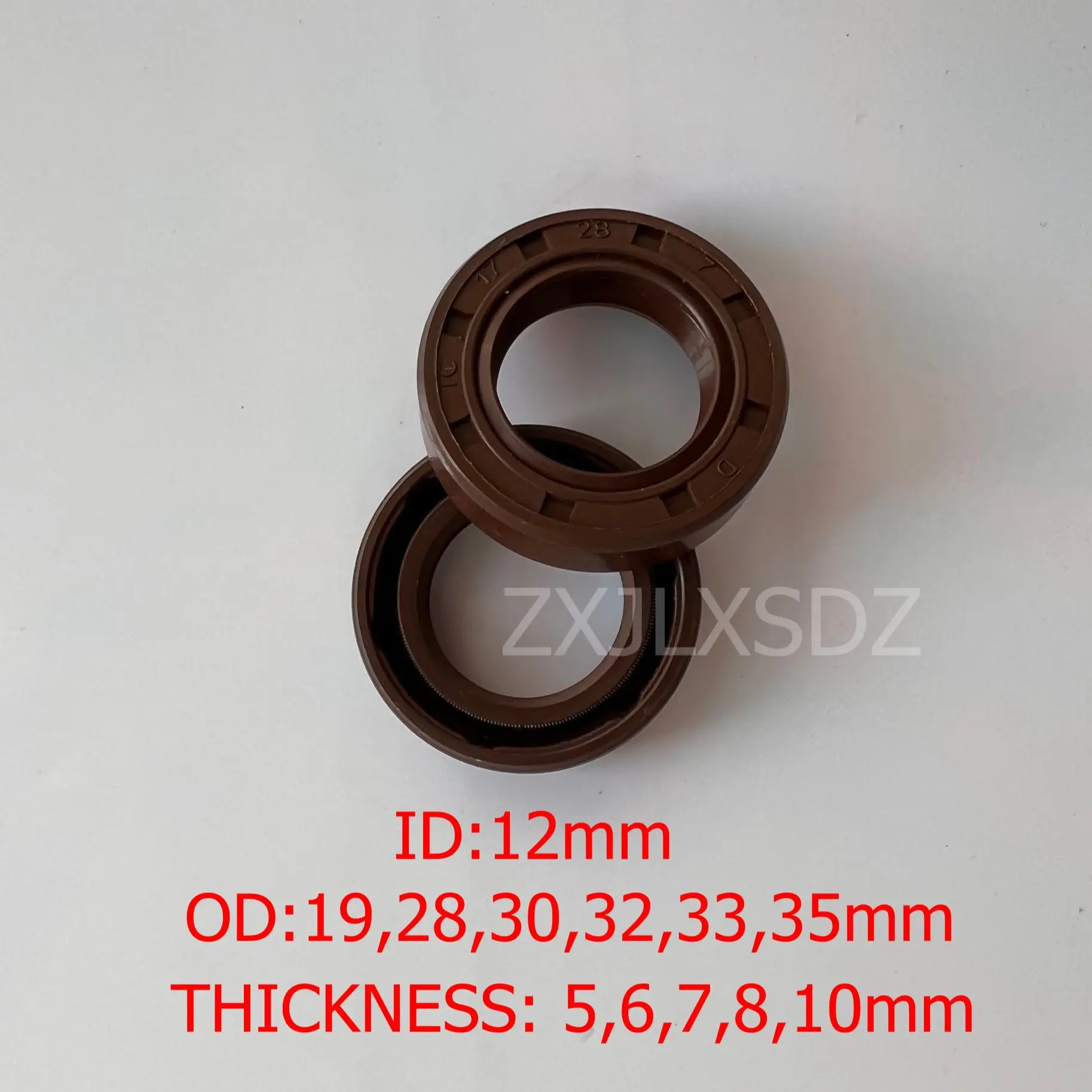 FKM Rubber TC Skeleton Double Lip Oil Seal Gasket 12x19x5 12x28x7/8 12x33x6 12x30x5/7/8/10 12x32x7/10 12x35x7mm 
FKM Rubber TC Skeleton Double Lip Oil Seal Gasket 12x19x5 12x28x7/8 12x33x6 12x30x5/7/8/10 12x32x7/10 12x35x7mm