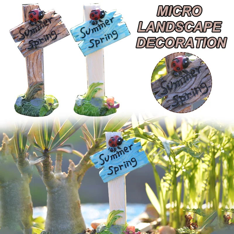 Mini Resin Ladybug Road Sign Ornaments Welcome Stake Figurines Outdoor Signpost Decor for Garden Home jardineria decoracion
Mini Resin Ladybug Road Sign Ornaments Welcome Stake Figurines Outdoor Signpost Decor for Garden Home jardineria decoracion