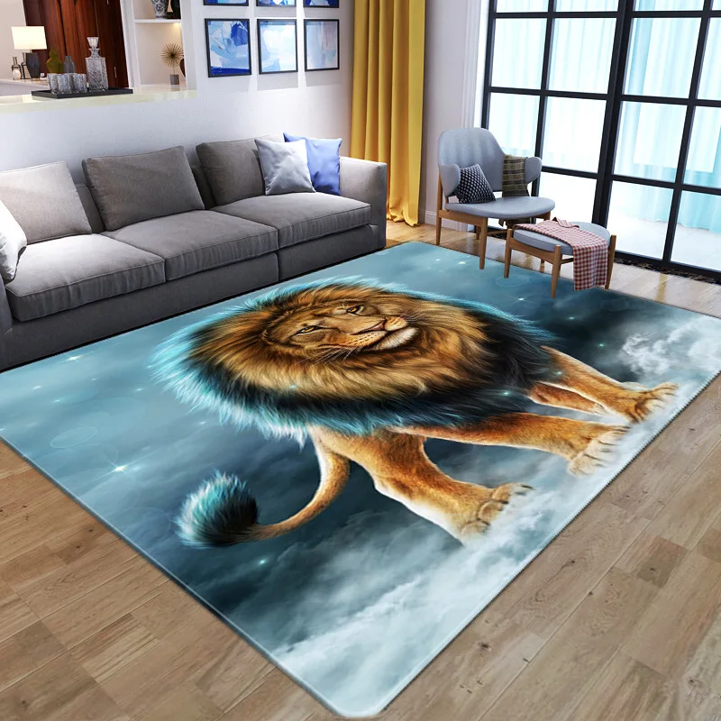 3D Медведь ковер гостиной диван спальни прикроватные татами современный коврик