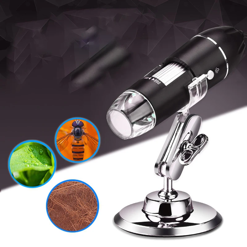 Adjustable 1000X 1600X 8 LED Digital Microscope Type-C/Micro USB Magnifier Electronic Stereo USB Endoscope For Phone PC
Adjustable 1000X 1600X 8 LED Digital Microscope Type-C/Micro USB Magnifier Electronic Stereo USB Endoscope For Phone PC