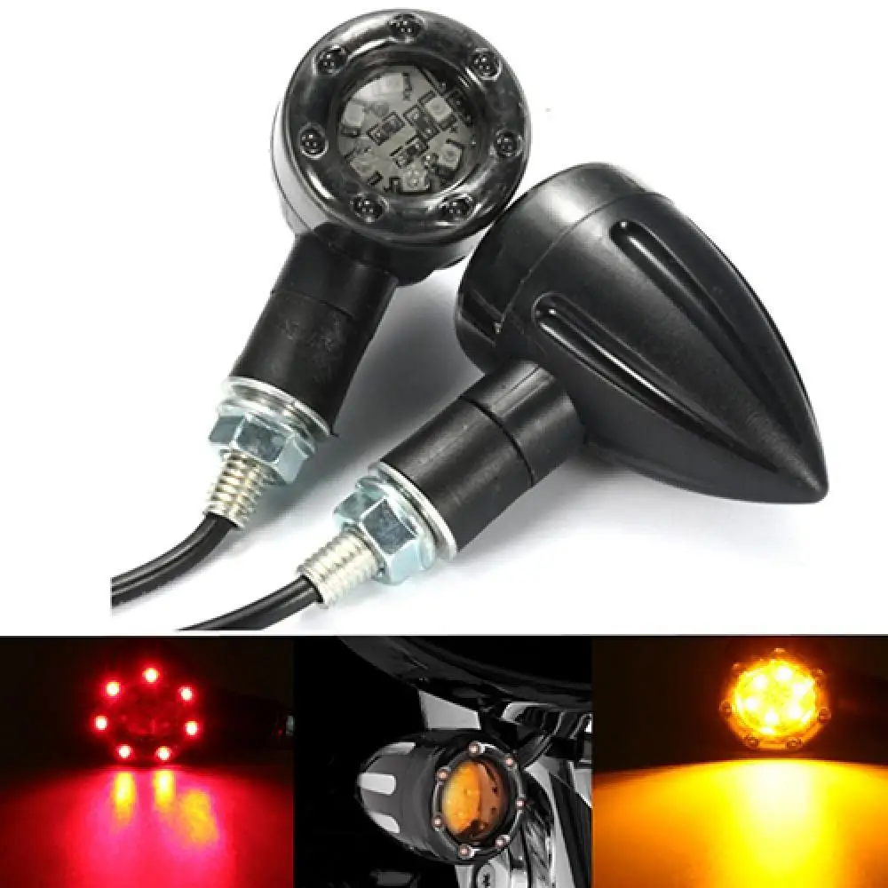 2 Pcs Universal Motorcycle LED Rear Turn Signal Running Brake Stop Safe Lights стоп сигнал для авто Motorcycle Signal Lamp
2 Pcs Universal Motorcycle LED Rear Turn Signal Running Brake Stop Safe Lights стоп сигнал для авто Motorcycle Signal Lamp