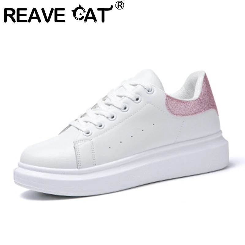 REAVE CAT New 2021 Ladies Flat Shoes Round Toe 3cm Thick Bottom Faux Genuine Leather Breathable Bling Big Size 41 Casual A3423
REAVE CAT New 2021 Ladies Flat Shoes Round Toe 3cm Thick Bottom Faux Genuine Leather Breathable Bling Big Size 41 Casual A3423