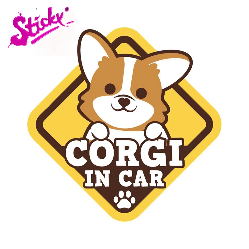 STICKY Cute Corgi Personality Car Sticker for Laptop Helmet Trunk Auto Motorcycle Decal Windows Car Styling RV JDM
STICKY Cute Corgi Personality Car Sticker for Laptop Helmet Trunk Auto Motorcycle Decal Windows Car Styling RV JDM