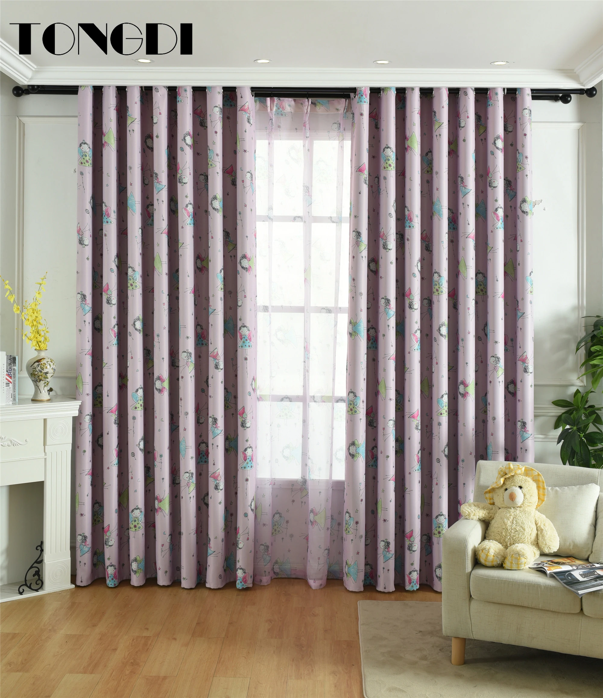 TONGDI Children Printing Lovely Girls Blackout Curtains High-grade Decoration For Home Parlor Sitting Room Bedroom Living Room
TONGDI Children Printing Lovely Girls Blackout Curtains High-grade Decoration For Home Parlor Sitting Room Bedroom Living Room