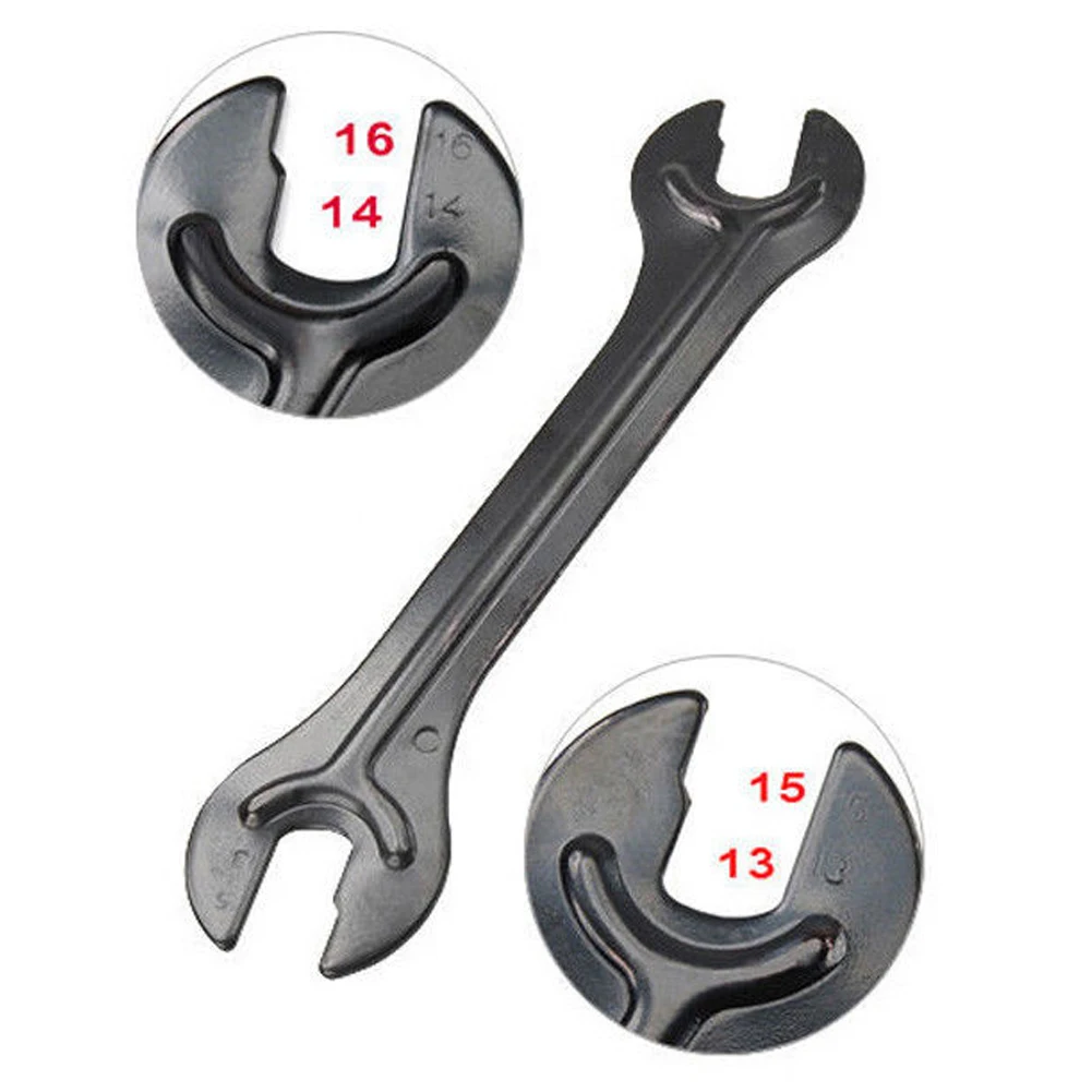 Bike Wrench Axle Hub Cone Spanner Bicycle Repair Tools Double Open 4 Sizes 13/14/15/16 MM
Bike Wrench Axle Hub Cone Spanner Bicycle Repair Tools Double Open 4 Sizes 13/14/15/16 MM