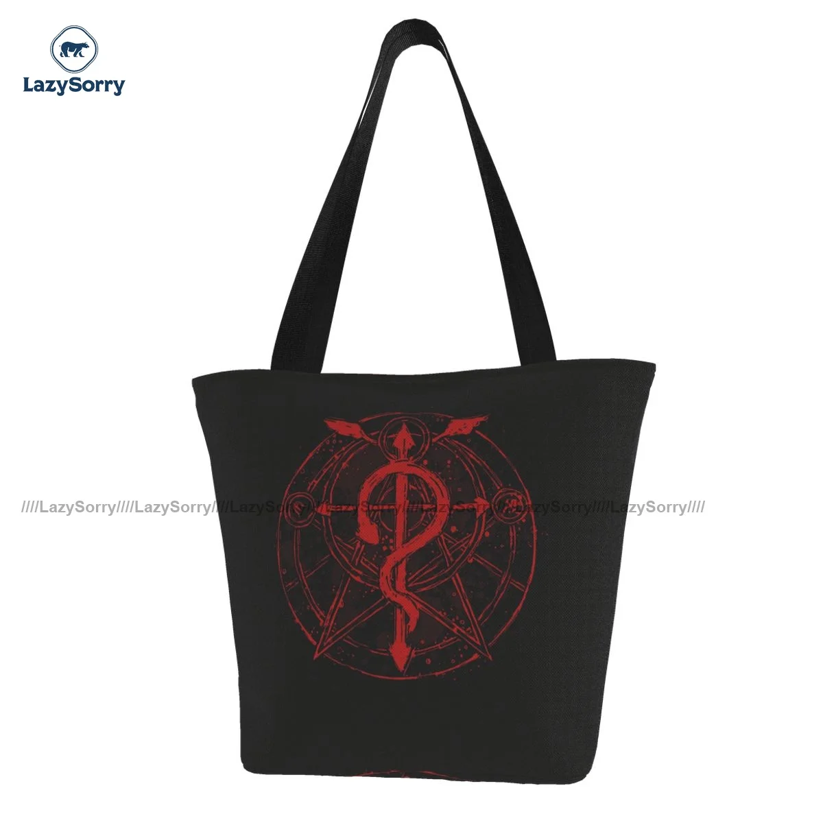Fullmetal Alchemist Brotherhood Shopping Bag Travel Polyester Handbags Female Fashion Aesthetic Bags
Fullmetal Alchemist Brotherhood Shopping Bag Travel Polyester Handbags Female Fashion Aesthetic Bags