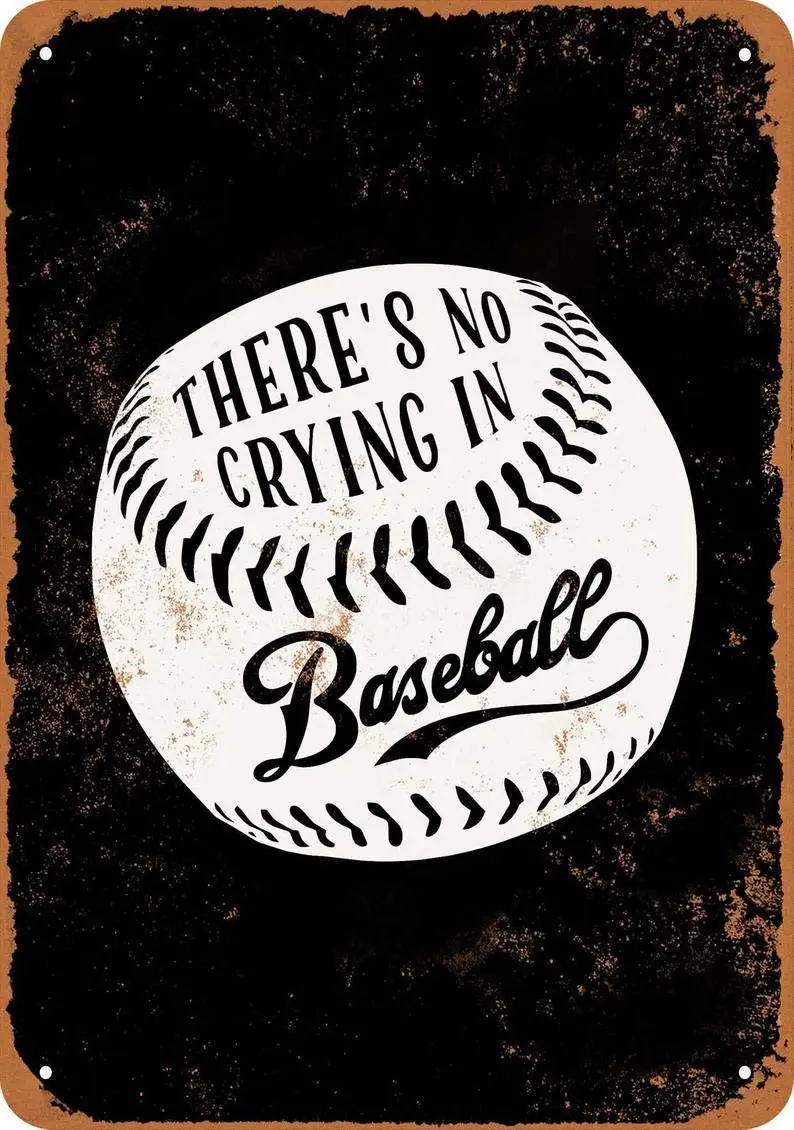 SLALL No Crying in Baseball Retro Street Sign Household Metal Tin Sign Bar Cafe Car Motorcycle Garage Decoration Supplies12 X 8
SLALL No Crying in Baseball Retro Street Sign Household Metal Tin Sign Bar Cafe Car Motorcycle Garage Decoration Supplies12 X 8