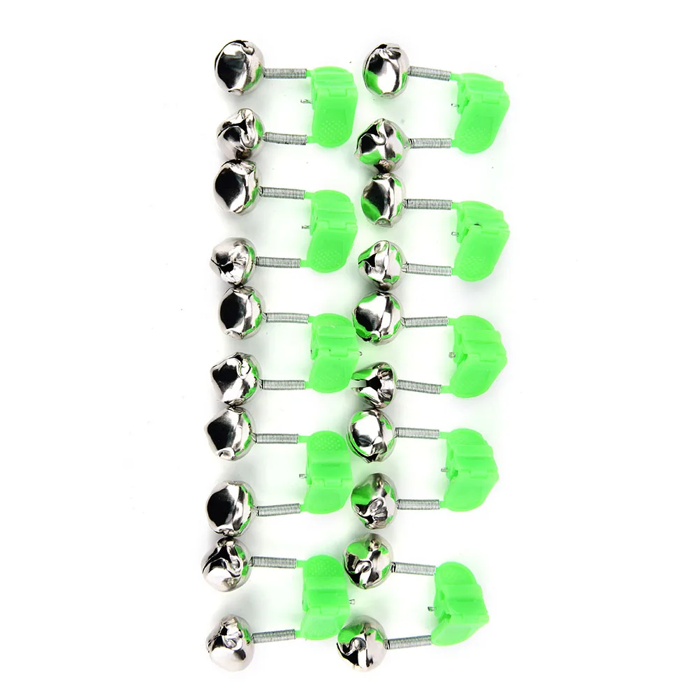 10pcs Bite Alarms Fishing Rod Bells Fishing Accessory Rod Clamp Tip Clip Bells Ring Green ABS Outdoor Metal
10pcs Bite Alarms Fishing Rod Bells Fishing Accessory Rod Clamp Tip Clip Bells Ring Green ABS Outdoor Metal