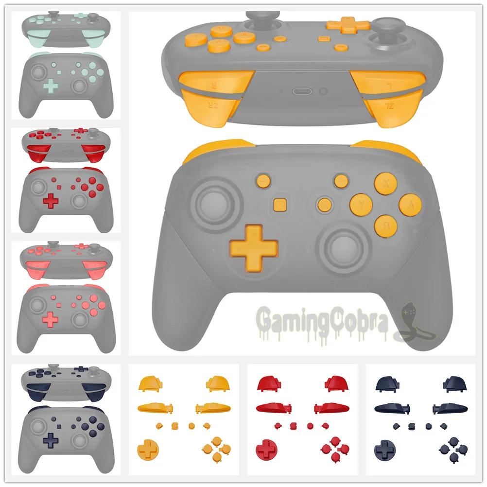 eXtremeRate DIY Replacement Full Set Buttons Repair ABXY D-pad ZR ZL L R Keys with Tools for NS Switch Pro Controller
eXtremeRate DIY Replacement Full Set Buttons Repair ABXY D-pad ZR ZL L R Keys with Tools for NS Switch Pro Controller