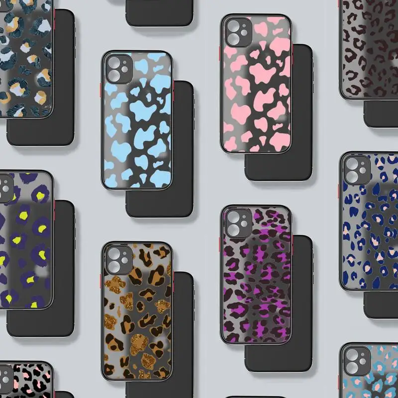 Leopard Print Phone Case black matte transparent For iPhone 7 8 x xs xr 11 12 pro plus mini max Clear Funda
Leopard Print Phone Case black matte transparent For iPhone 7 8 x xs xr 11 12 pro plus mini max Clear Funda